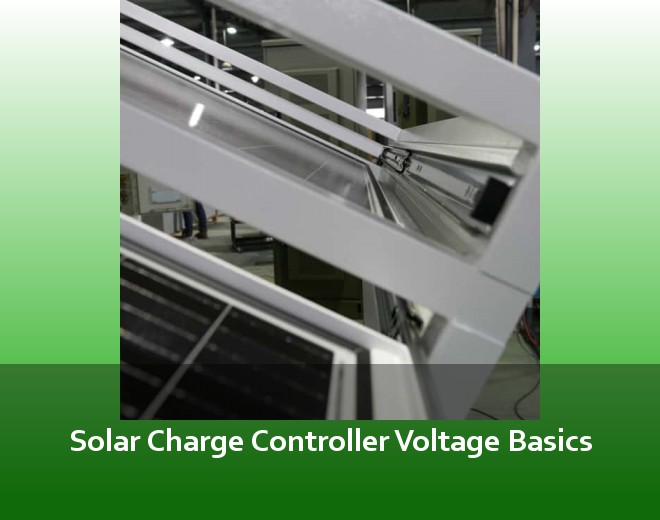 Solar Charge Controller Voltage Basics